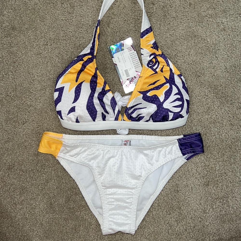 💜LSU💛 Jersey Bikini